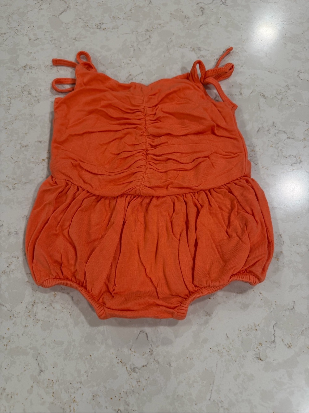 Kate Quinn Ruched Bubble Coral Bamboo